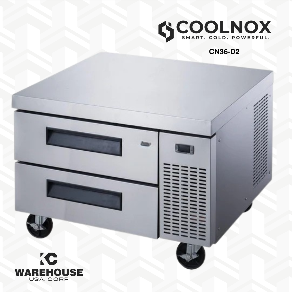 Chef Base Refrigerator with 2 Drawers-CN36-D2