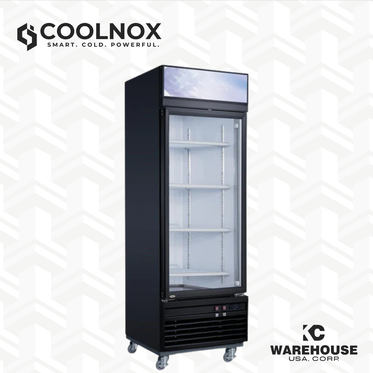 Commercial Single Glass Swing Door Merchandiser Freezer