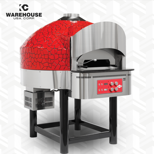 Napolitan Gas Rotating Base Pizza Oven
